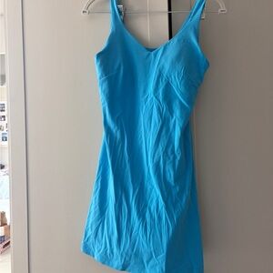 Lululemon activewear dress bright blue